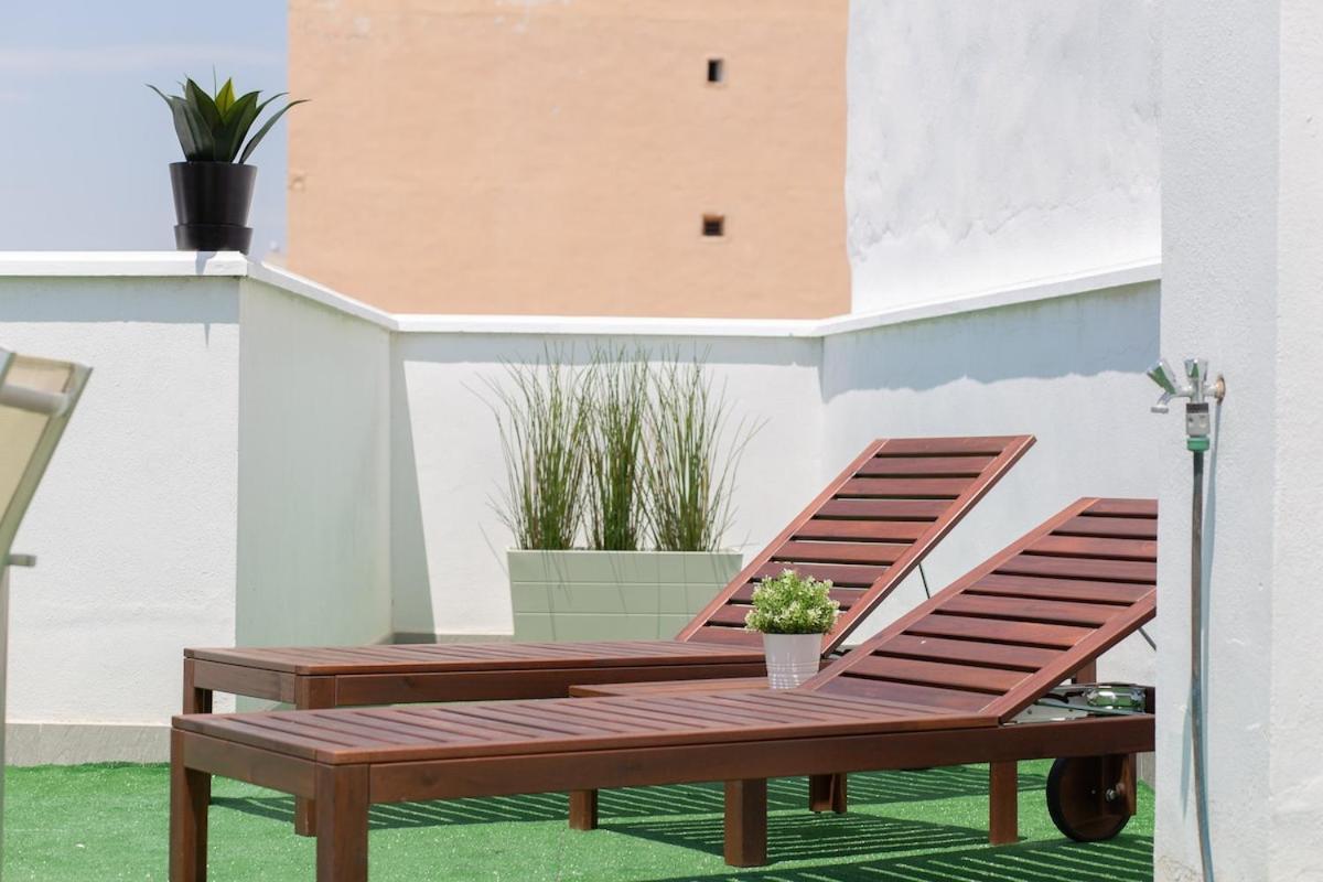 C56 - Studio With Amazing Terrace In The Centre Malaga Exterior photo